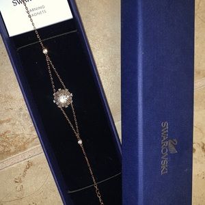 Swarovski sunshine bracelet whiterose gold plating